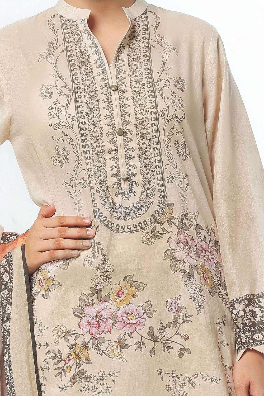 3 Piece Unstitched Printed Lawn Suit CLP-52079