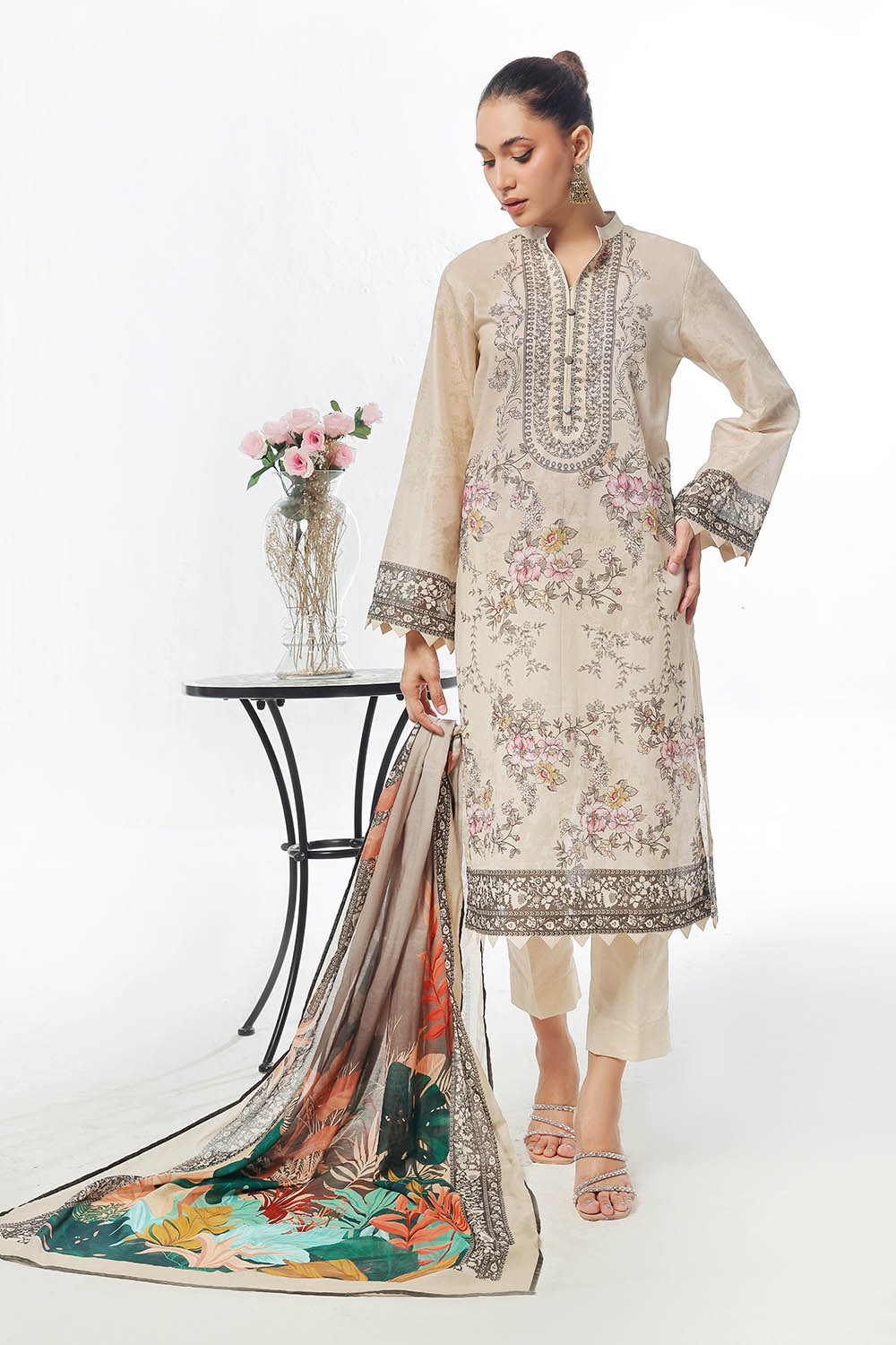 3 Piece Unstitched Printed Lawn Suit CLP-52079