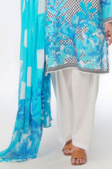 3 Piece Unstitched Printed Lawn Suit CLP-52082