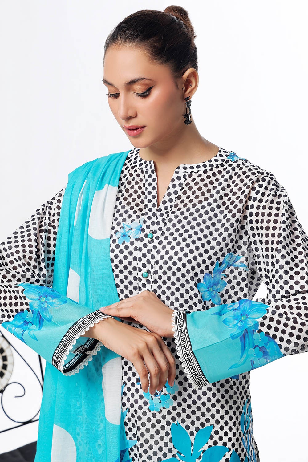 3 Piece Unstitched Printed Lawn Suit CLP-52082