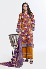 3 Piece Unstitched Printed Lawn Suit CLP-52086