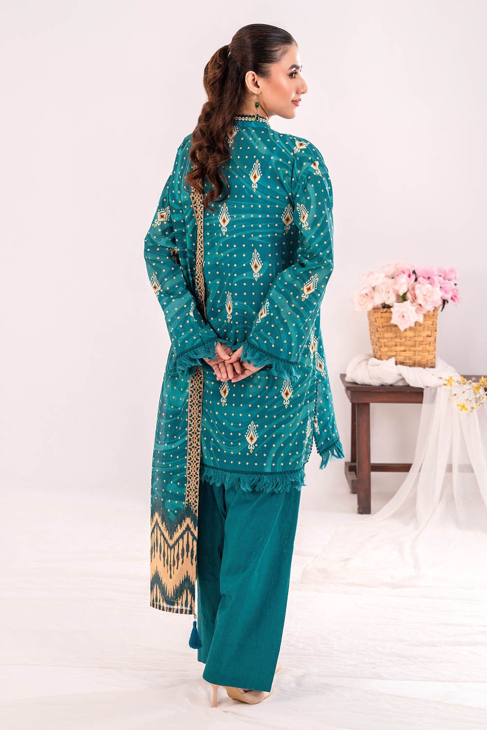 3 Piece Unstitched Printed Lawn Suit CLP-52088
