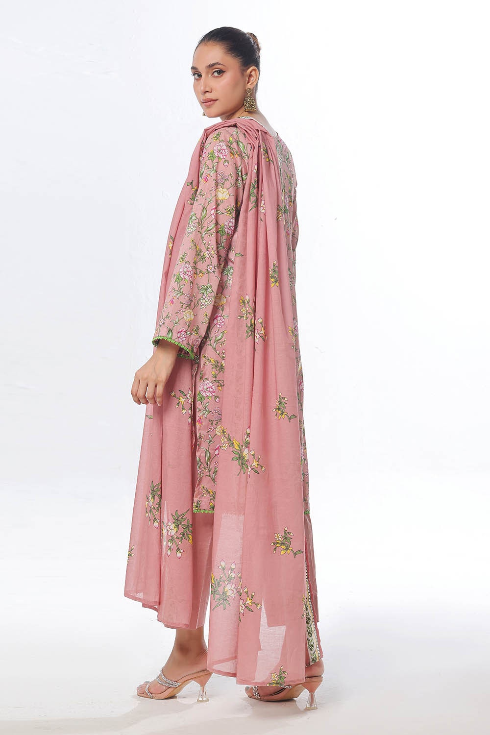 3 Piece Unstitched Printed Lawn Suit CLP-52090