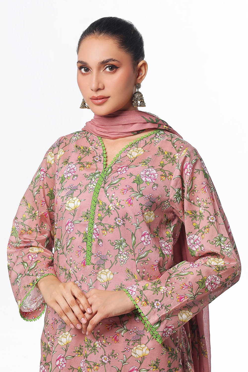 3 Piece Unstitched Printed Lawn Suit CLP-52090