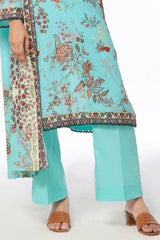 3 Piece Unstitched Printed Lawn Suit CLP-52091