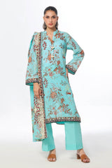 3 Piece Unstitched Printed Lawn Suit CLP-52091