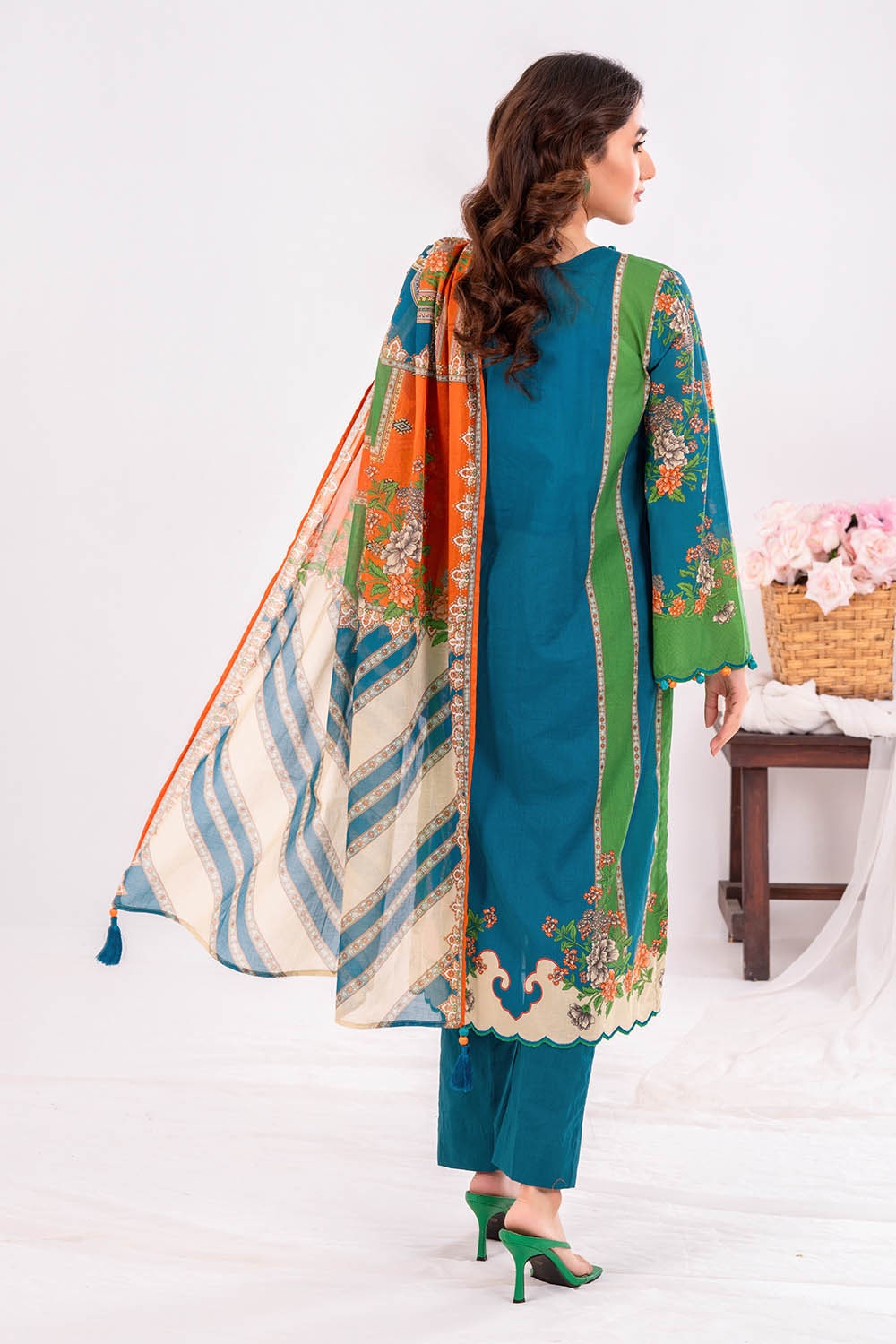 3 Piece Unstitched Printed Lawn Suit CLP-52105