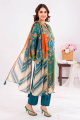 3 Piece Unstitched Printed Lawn Suit CLP-52105