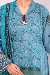 3 Piece Unstitched Printed Lawn Suit CLP-52111