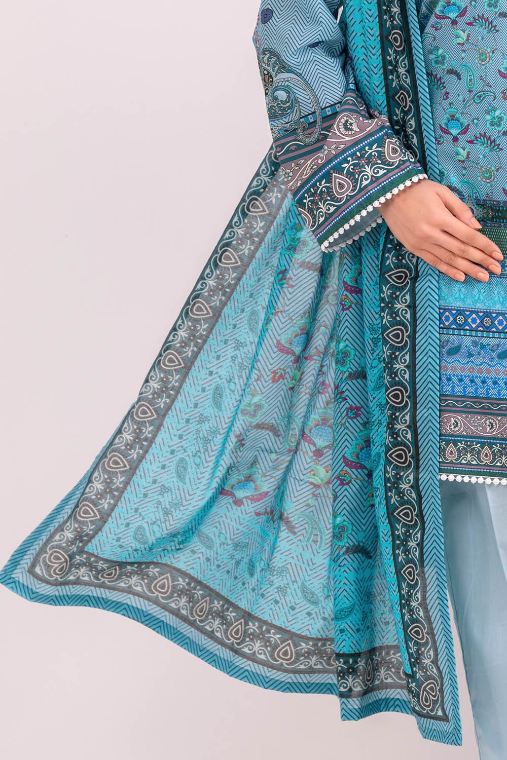 3 Piece Unstitched Printed Lawn Suit CLP-52111