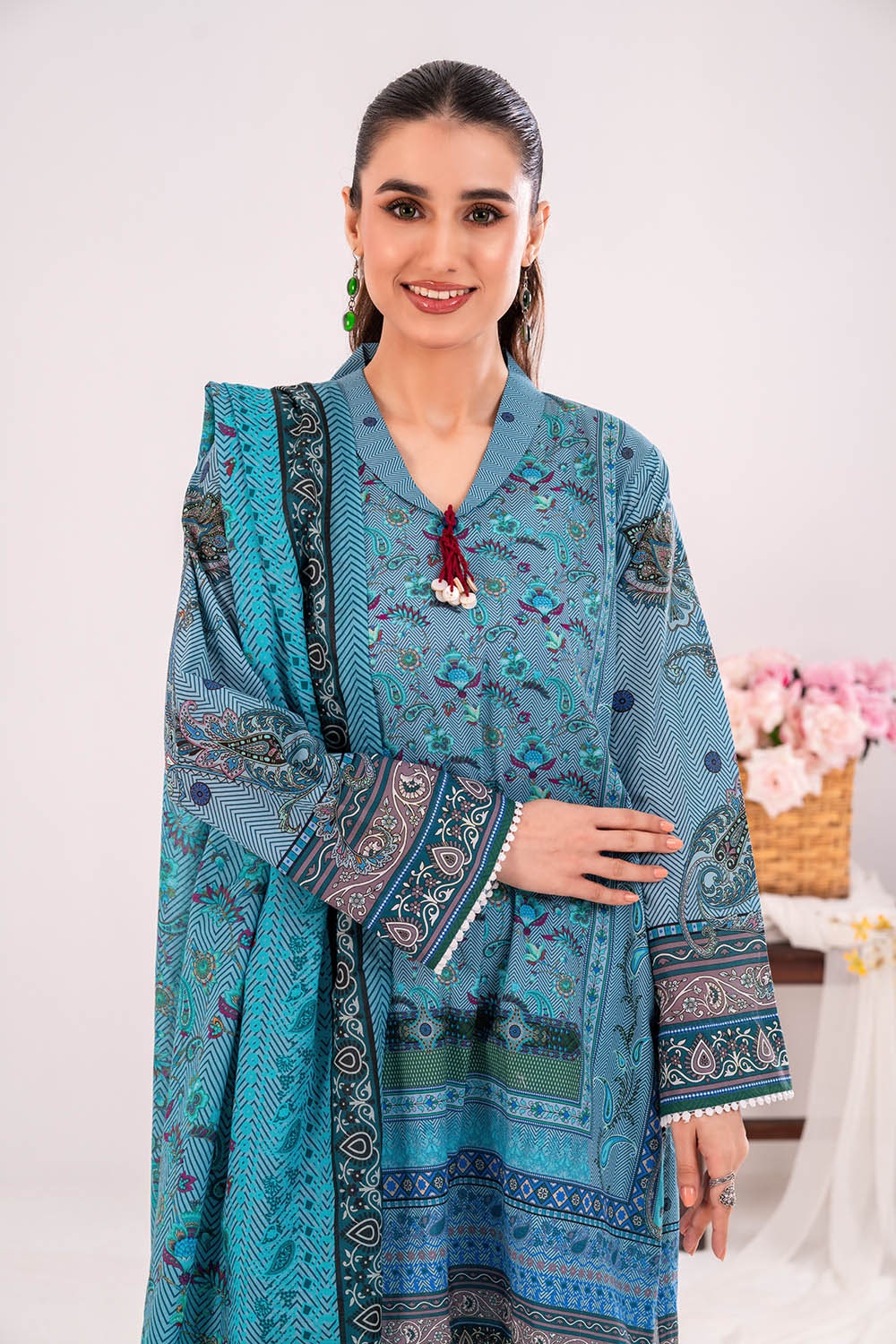3 Piece Unstitched Printed Lawn Suit CLP-52111