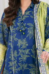 3 Piece Unstitched Printed Lawn Suit CLP-52121