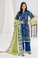 3 Piece Unstitched Printed Lawn Suit CLP-52121