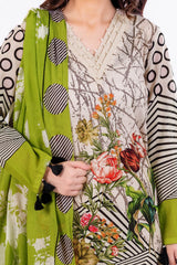 3 Piece Unstitched Printed Lawn Suit CLP-52127