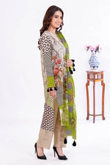3 Piece Unstitched Printed Lawn Suit CLP-52127