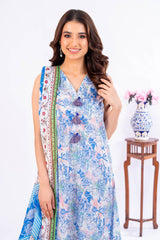 3 Piece Unstitched Printed Lawn Suit CLP-52130