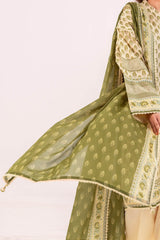 3 Piece Unstitched Printed Lawn Suit CLP-52135