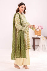 3 Piece Unstitched Printed Lawn Suit CLP-52135
