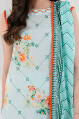 3 Piece Unstitched Printed Lawn Suit CLP-52140