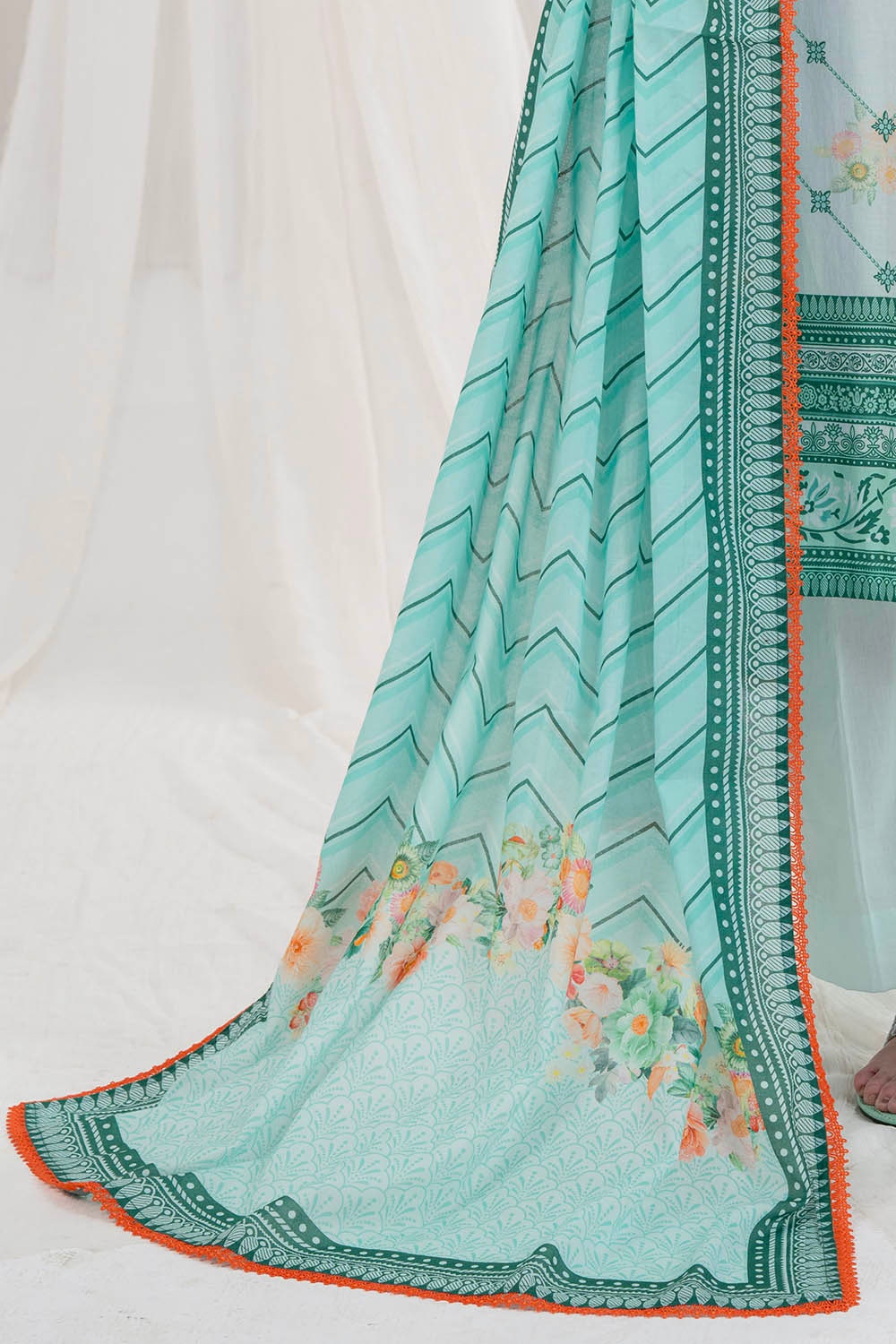 3 Piece Unstitched Printed Lawn Suit CLP-52140