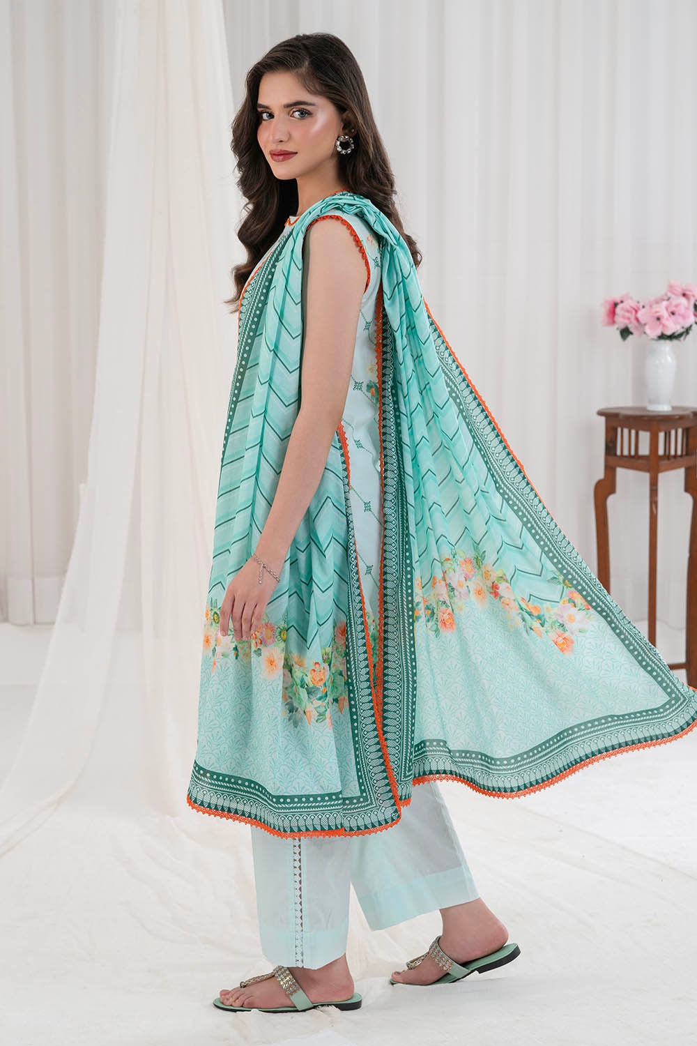 3 Piece Unstitched Printed Lawn Suit CLP-52140