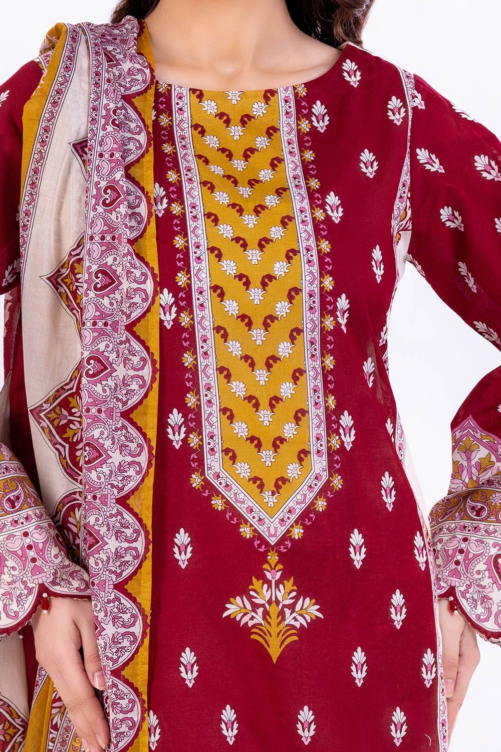 3 Piece Unstitched Printed Lawn Suit CLP-52146