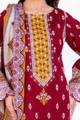 3 Piece Unstitched Printed Lawn Suit CLP-52146