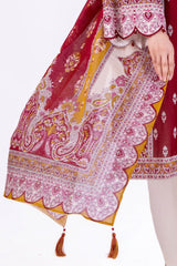 3 Piece Unstitched Printed Lawn Suit CLP-52146