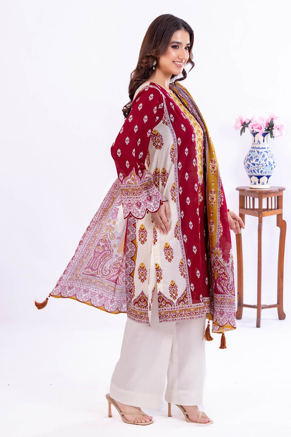 3 Piece Unstitched Printed Lawn Suit CLP-52146