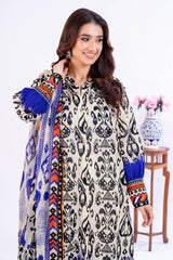 3 Piece Unstitched Printed Lawn Suit CLP-52151