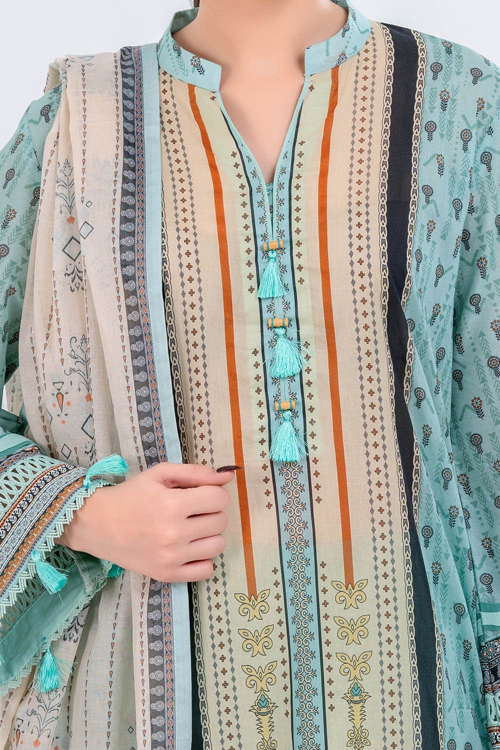 3 Piece Unstitched Printed Lawn Suit CLP-52155