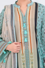 3 Piece Unstitched Printed Lawn Suit CLP-52155