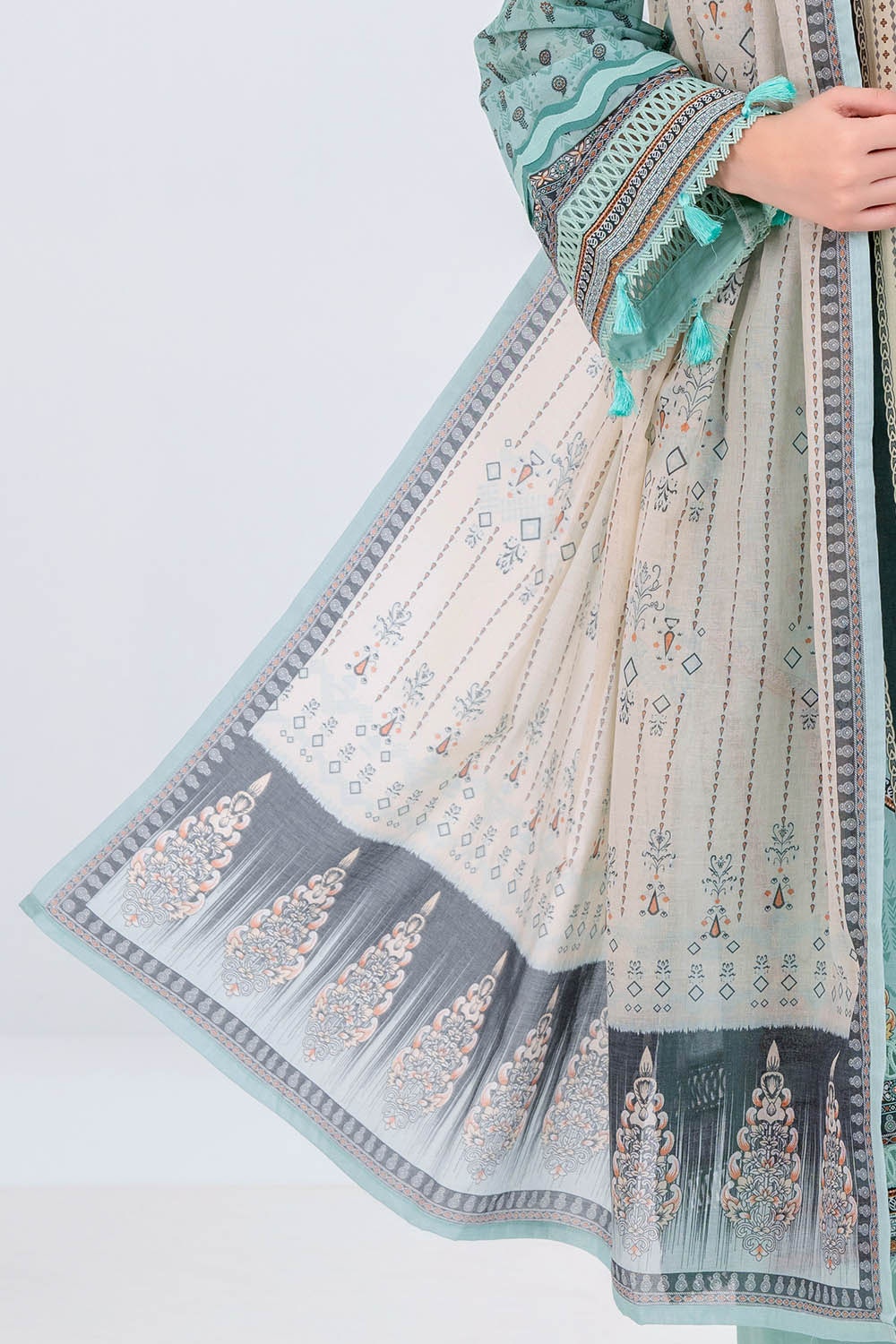 3 Piece Unstitched Printed Lawn Suit CLP-52155