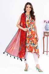 3 Piece Unstitched Printed Lawn Suit CLP-52162