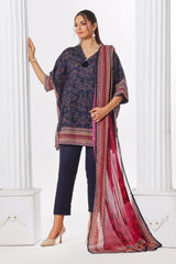 3 Piece Unstitched Printed Lawn Suit CLP-52168