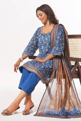 3 Piece Unstitched Printed Lawn Suit CLP-52169