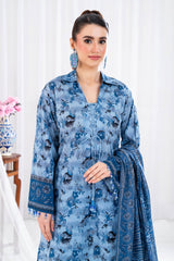 3 Piece Unstitched Printed Lawn Suit CLP-52173