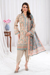 3 Piece Unstitched Printed Lawn Suit CLP-52174