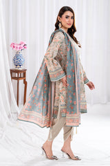 3 Piece Unstitched Printed Lawn Suit CLP-52174