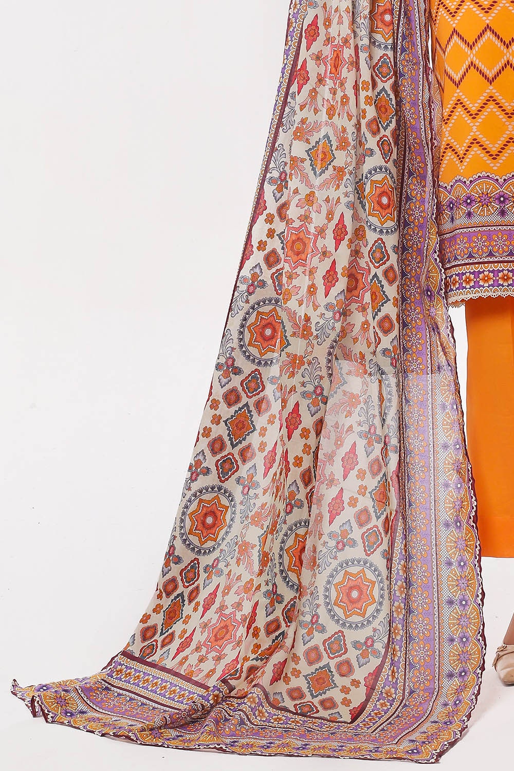 3 Piece Unstitched Printed Lawn Suit CLP-52196