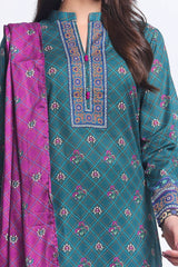 3 Piece Unstitched Printed Lawn Suit CLP-52208