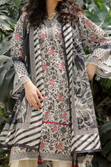 3 Piece Unstitched Printed Lawn Suit SD-52097
