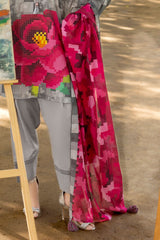 3 Piece Unstitched Printed Lawn Suit SD-52098