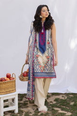 3 Piece Unstitched Printed Lawn Suit SD-52099