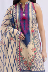 3 Piece Unstitched Printed Lawn Suit SD-52099