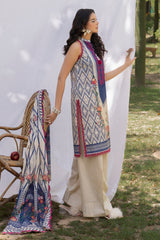 3 Piece Unstitched Printed Lawn Suit SD-52099