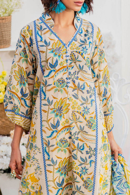 3 Piece Unstitched Printed Lawn Suit SD-52112