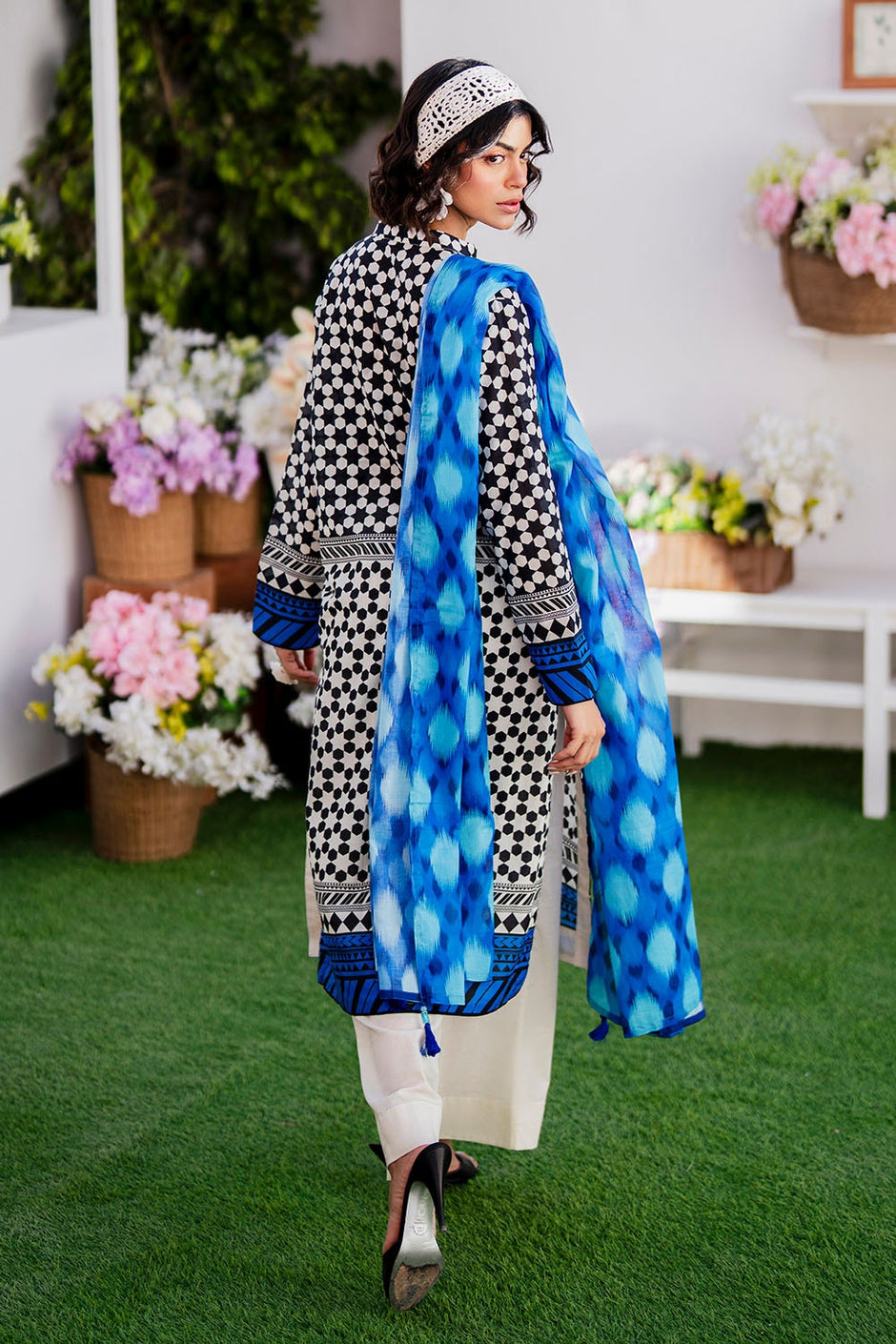 3 Piece Unstitched Printed Lawn Suit
