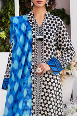 3 Piece Unstitched Printed Lawn Suit SD-52114