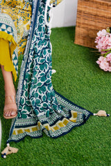 3 Piece Unstitched Printed Lawn Suit SD-52115